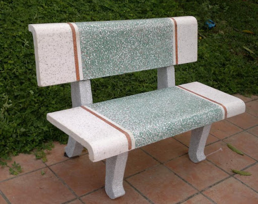 bàn ghế đá công viên