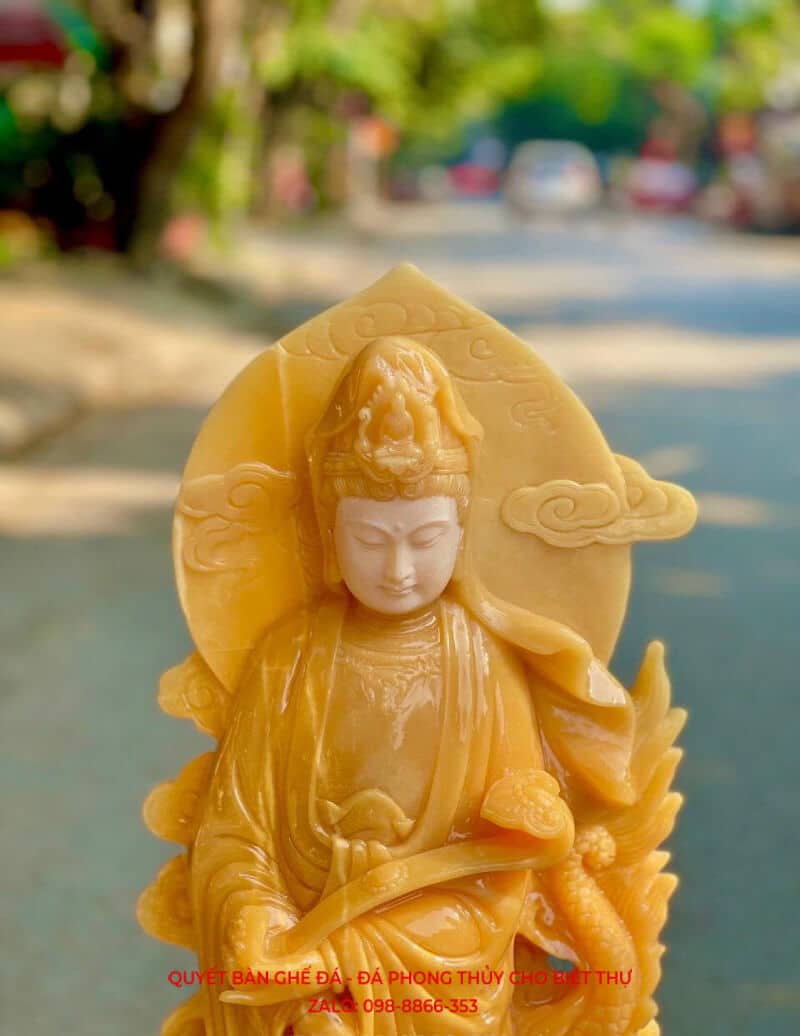 Tượng Phật Bà Quan Âm Ngự Long